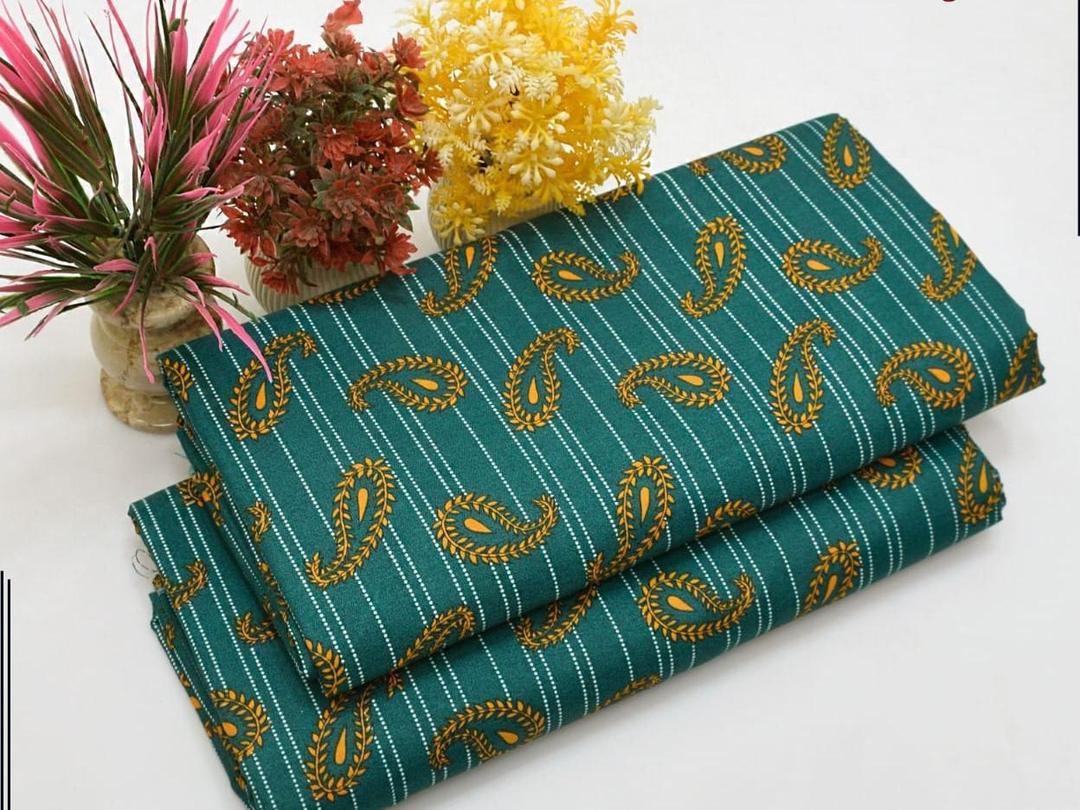 2 Pcs Women's Unstitched Printed Suit